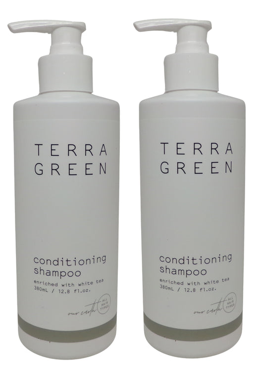 Terra Green Conditioning Shampoo (12.8oz) lot of 2. Total of 25.6oz