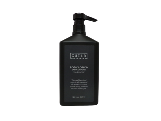 Gilchrist & Soames Guild and Pepper Warm Oak Body Lotion Pump Bottle (12oz)