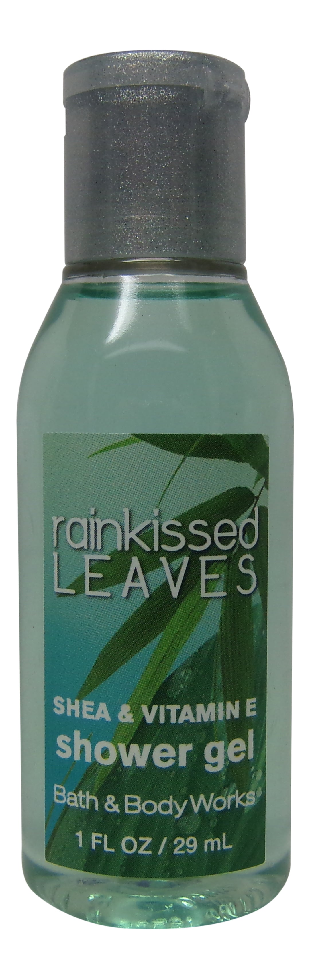 Bath Body Works Rainkissed Leaves Travel Set 1 Shampoo, 1 Conditioner, 1 Lotion, 1 Gel, and 1 Soap