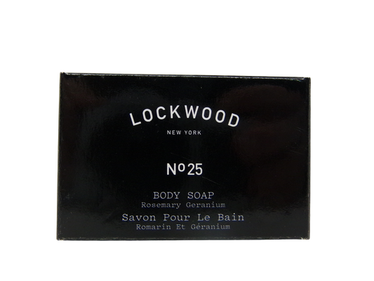 Lockwood New York No. 25 Rosemary Geranium Body Soap Lot of 10 each 1.5oz Bars