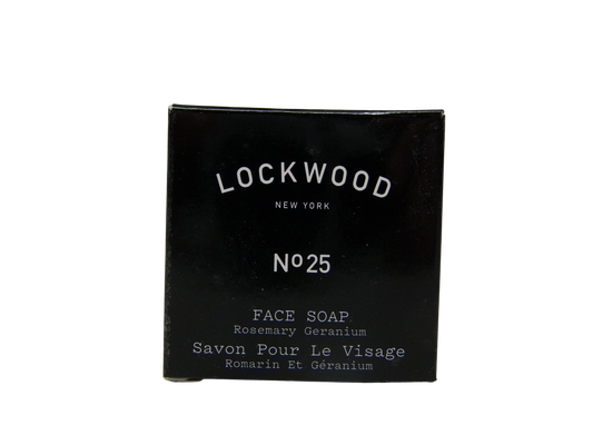 Lockwood New York No. 25 Rosemary Geranium Face Soap Lot of 15 each 1oz Bars. Total 15oz