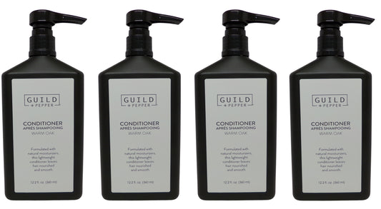 Gilchrist & Soames Guild and Pepper Warm Oak Conditioner Bottle 12oz lot of 4