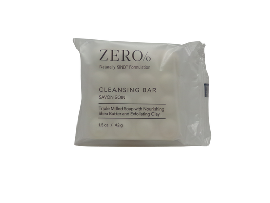 Zero% Triple Milled Exfoliating Clay & Shea Butter Lot of 16 each 1.5oz Soap Bars