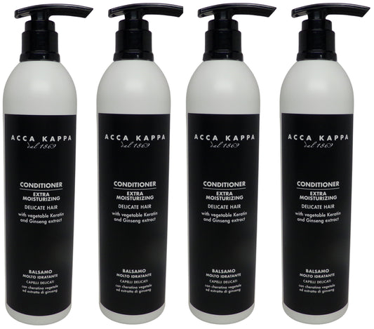 Acca Kappa White Moss Conditioner 4 Pack (10oz Each, Total 40oz)