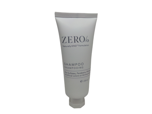 Zero% Shampoo Lot of 18 each 1.35oz Bottles Total of 24.3oz