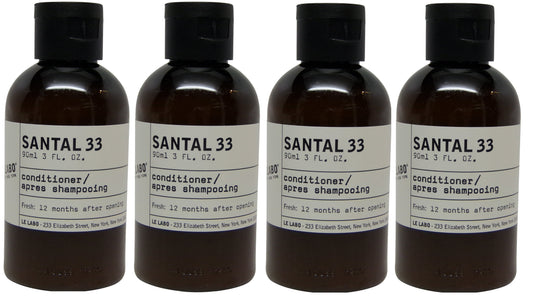 Le Labo Santal 33 Conditioner lot of 4 each 3oz bottles. Total of 12oz