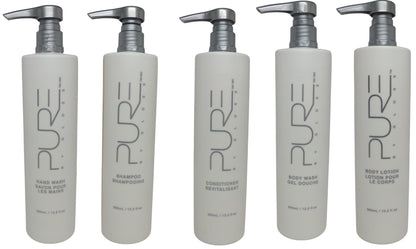 PURE by Gloss Bath Collection Lot of Five each at 12.2oz Bottles