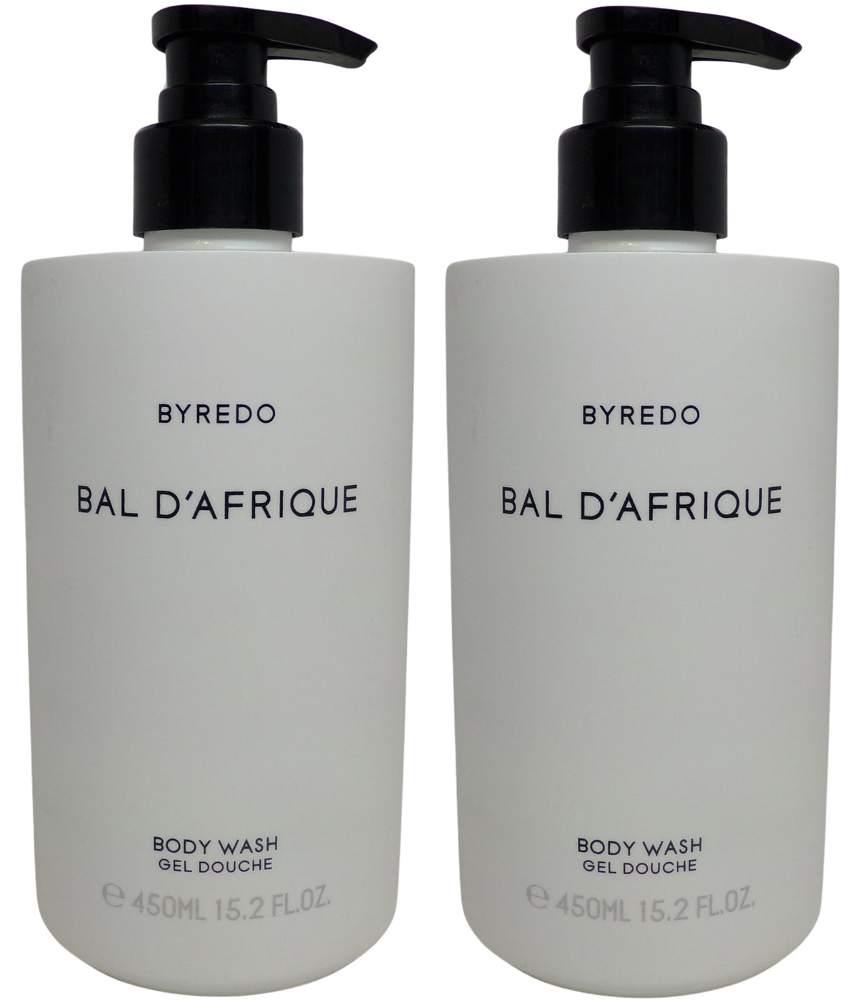 Byredo Bal d’Afrique Body Wash Lot of Two 15.2oz / 450ml Pump Bottles