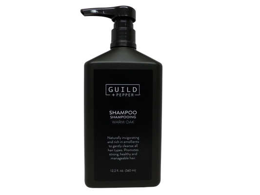 Gilchrist & Soames Guild and Pepper Warm Oak Shampoo Pump Bottle (12oz)