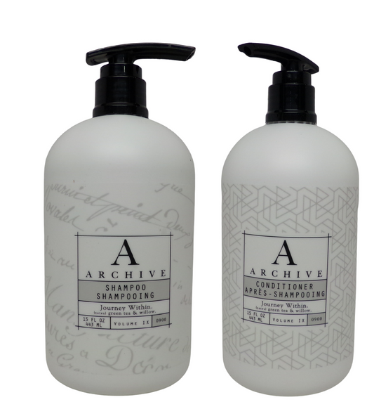 Archive Journey Within Shampoo and Conditioner with Green Tea & Willow (15oz)