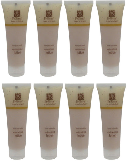 Proterra Honey & Vanilla Moisturizing Lotion Lot of 8 Each 1oz .Total of 8oz