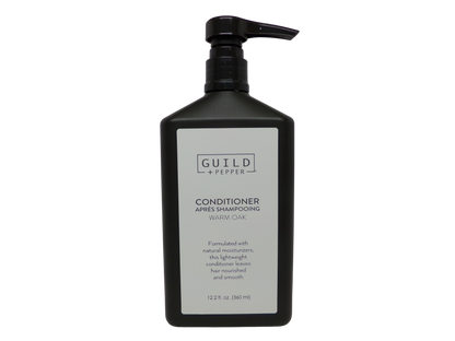 Gilchrist & Soames Guild and Pepper Warm Oak Shampoo and Conditioner Pump Bottles (12oz)