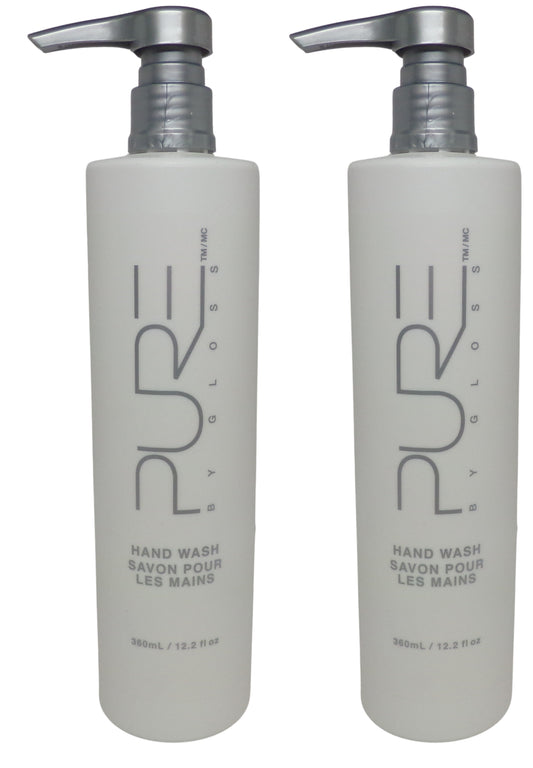 PURE by Gloss Hand Wash Lot of two 12.2oz Bottles