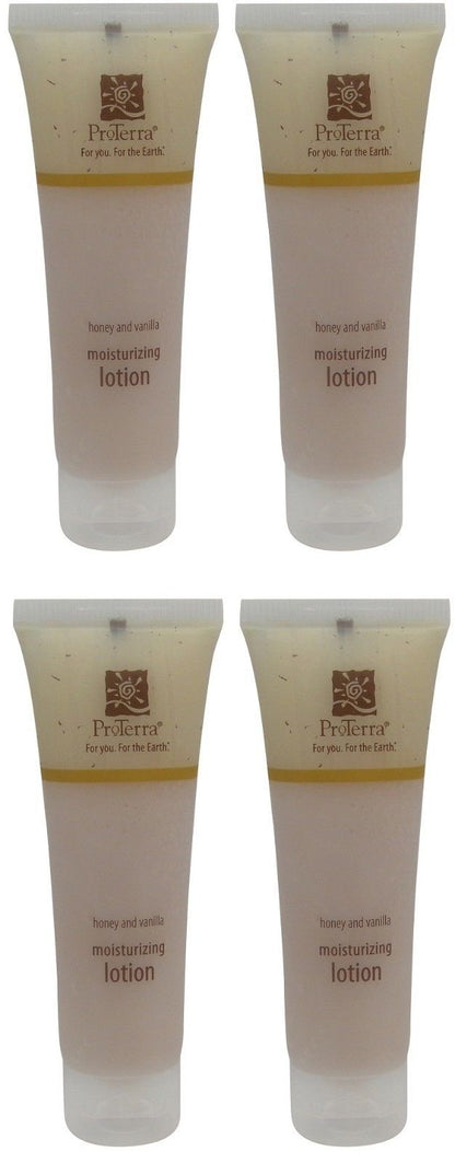 Proterra Honey & Vanilla Moisturizing Lotion Lot of 4 Each 1oz .Total of 4oz