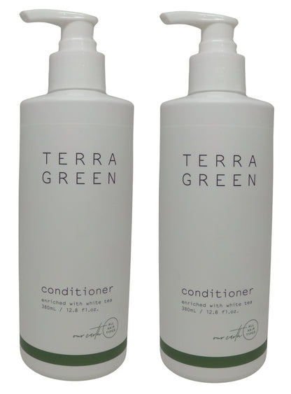 Terra Green Conditioner (12.8oz) lot of 2 Pump Bottles. Total of 25.6oz