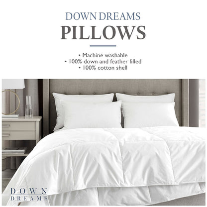 Down Dreams Manchester Mills Classic Firm Queen Pillows  2-Pack