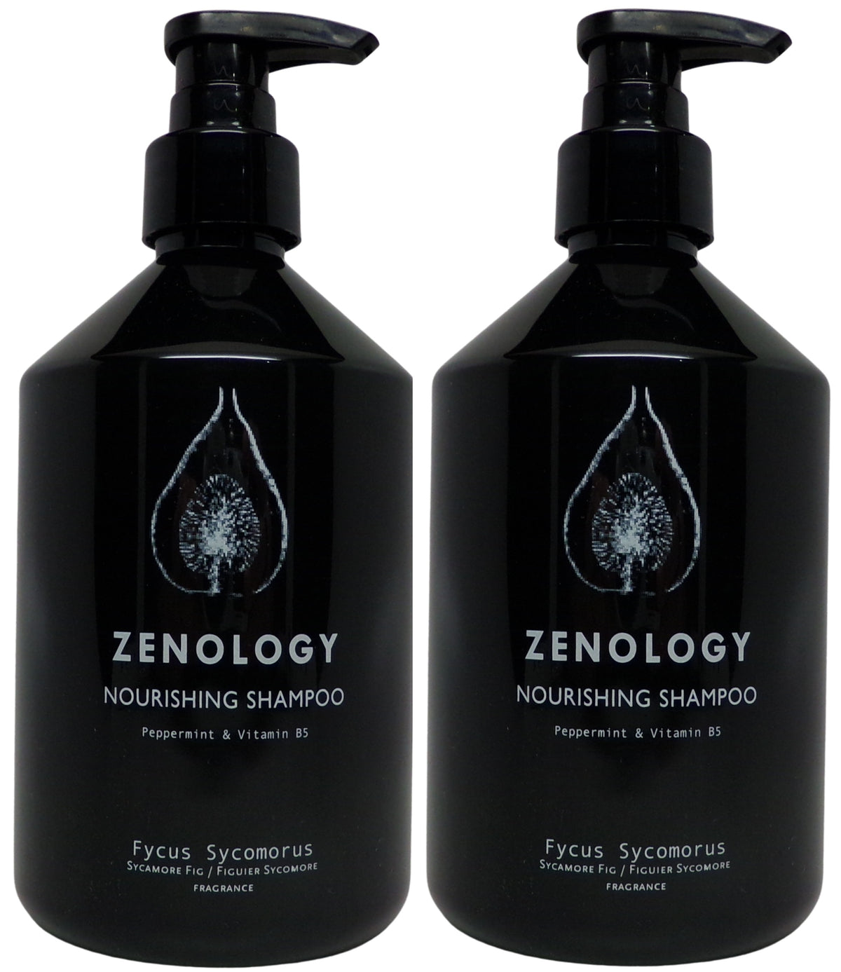 Zenology Fycus Sycomorus Nourishing Shampoo Lot of Two 16.9oz Bottles
