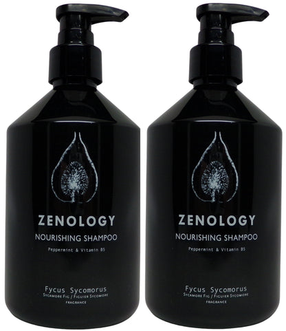 Zenology Fycus Sycomorus Nourishing Shampoo Lot of Two 16.9oz Bottles