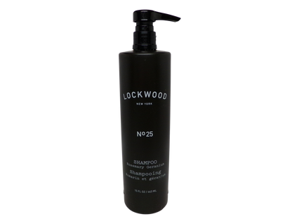 Lockwood New York No. 25 Shampoo and No. 26 Conditioner with Rosemary Geranium (15oz)
