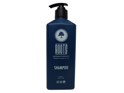 Roots Aromatherapy Brown Sugar & Fig Shampoo Lot of two 12.17oz