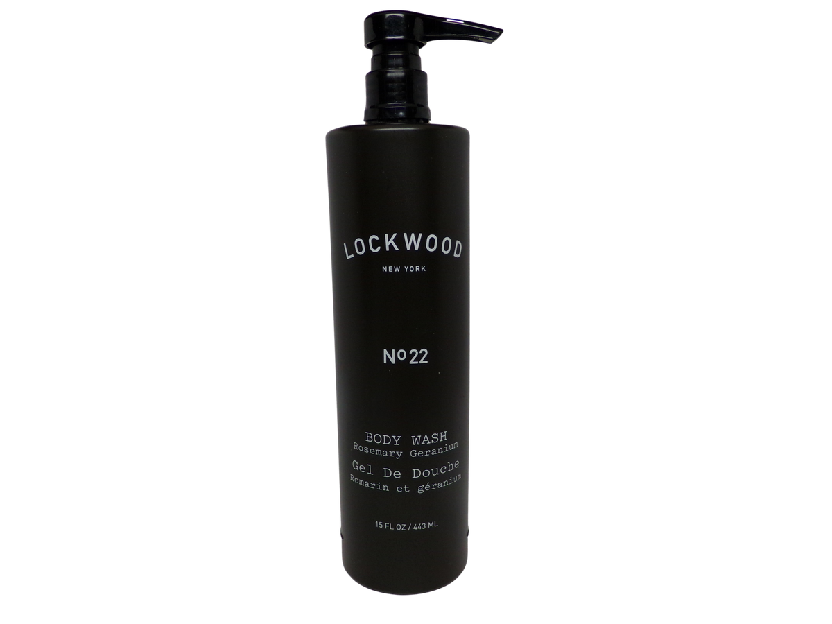 Lockwood New York Rosemary Geranium Bath Collection Lot of five (15oz) Bottles