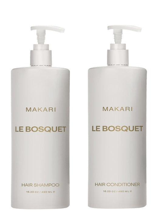 Makari Le Bosquet Shampoo and Conditioner (1 of each) 16.23oz/480 mL Pump Bottles