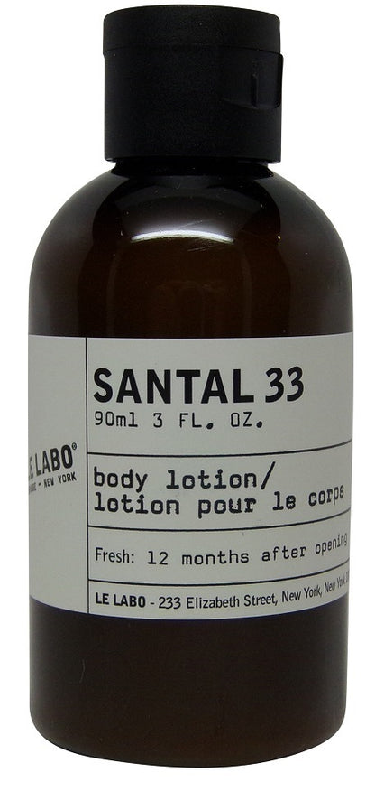 Le Labo Santal 33 Body Lotion lot of 4 each 3oz bottles. Total of 12oz