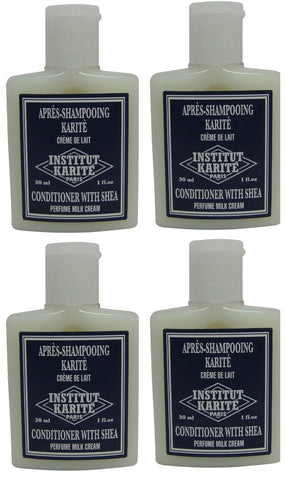 Institut Karite Shea Milk Cream Conditioner lot 4 Each 1oz bottles.Total of 4oz