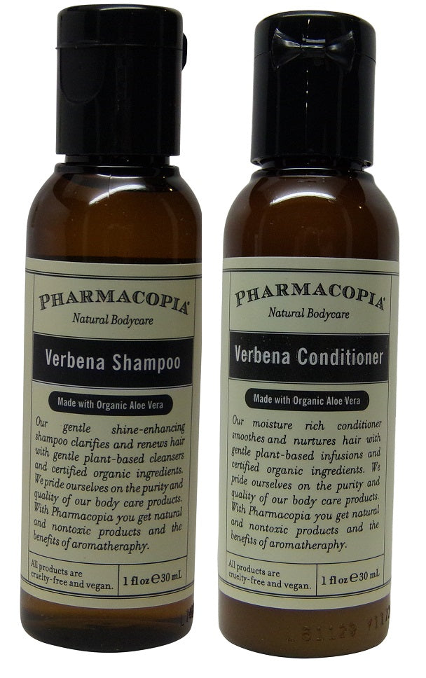 Pharmacopia Verbena Shampoo & Conditioner Set of 14 (7 of Each) 1oz Bottles