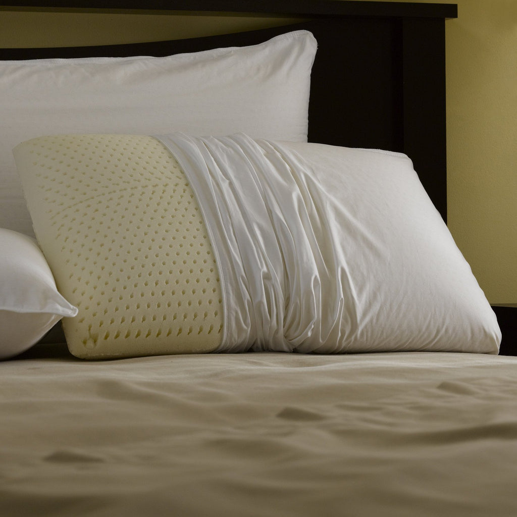 Pacific Coast Restful Nights Even Form Latex Foam Standard Pillow Set of 2