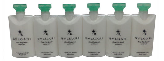 Bvlgari au the vert Green Tea Body Lotion lot of 6 each 2.5oz Total of 15oz