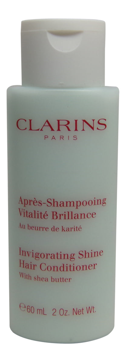 Clarins Invigorating Shine Shampoo & Conditioner lot of 6 ( 3 of each) 2oz Bottles