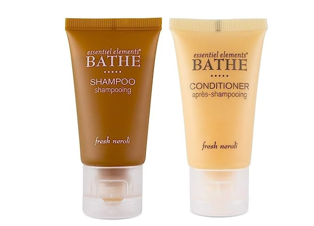 Essentiel Elements Bathe Shampoo and Conditioner 1oz Tube set of 6 (3 each).