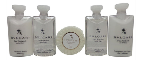 Bvlgari White Tea Travel Set Shampoo, Conditioner, Body Lotion, Shower Gel, Soap