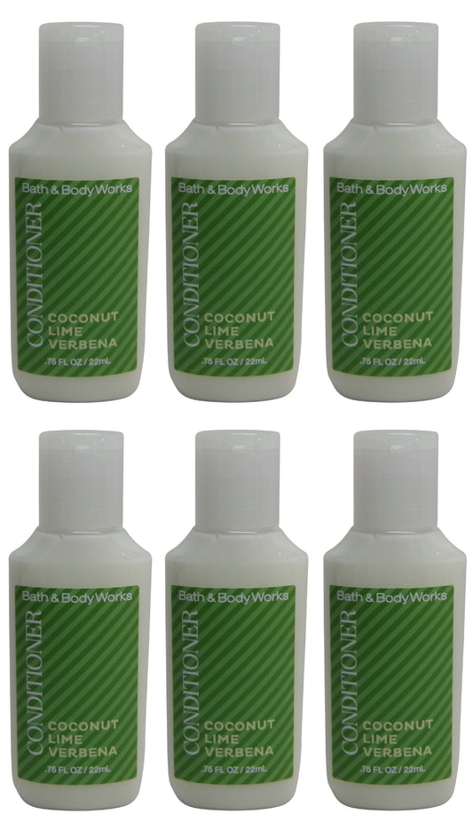 Bath and Body Works Coconut Lime Verbena Conditioner Lot of 6. Total of 4.5oz