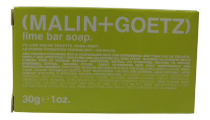 Malin + Goetz Lime Soap lot of 5 bars each 1oz Total of 5oz