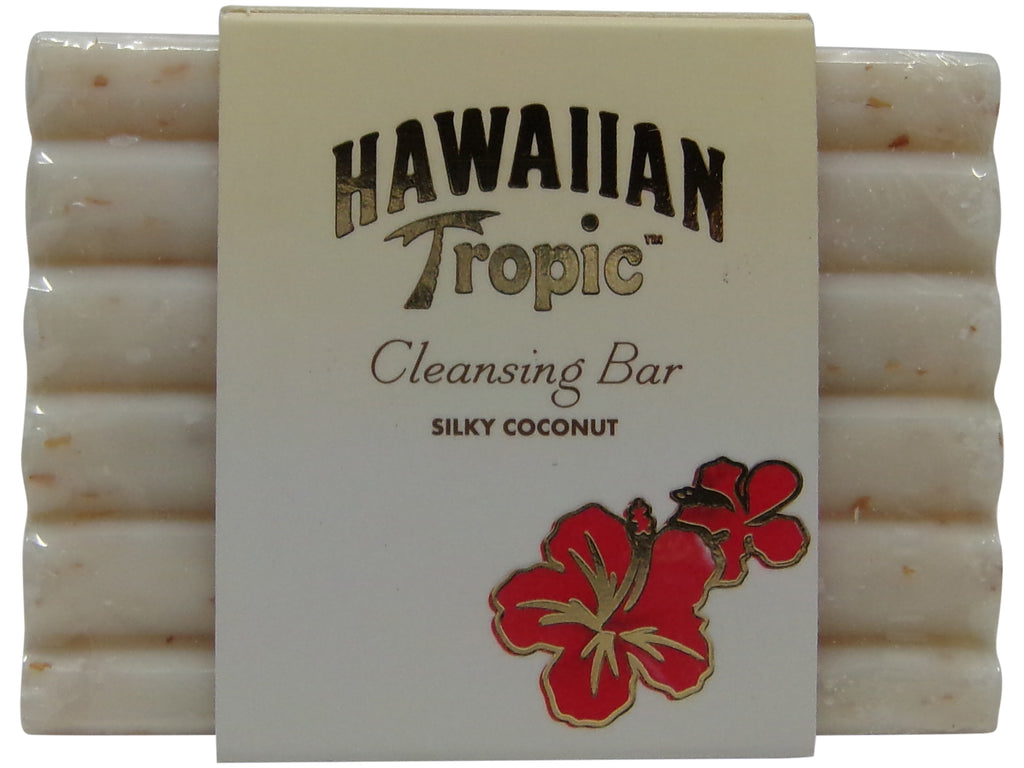 Hawaiian Tropic Silky Coconut Cleansing Massage Soap lot of 16ea 1.5oz Bars Total of 24oz