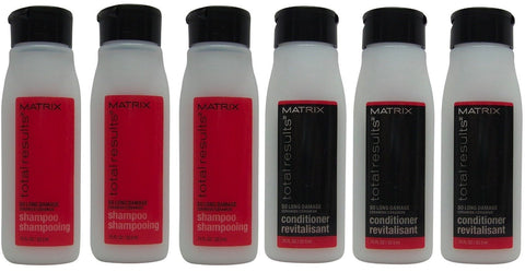 Matrix Total Results So Long Damage Shampoo & Conditioner Lot of 6 (3 of Each)