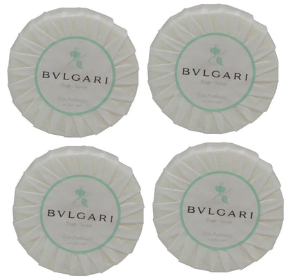 Bvlgari au the vert Green Tea Soap lot of 4 each 2.6oz Total of 10.4oz