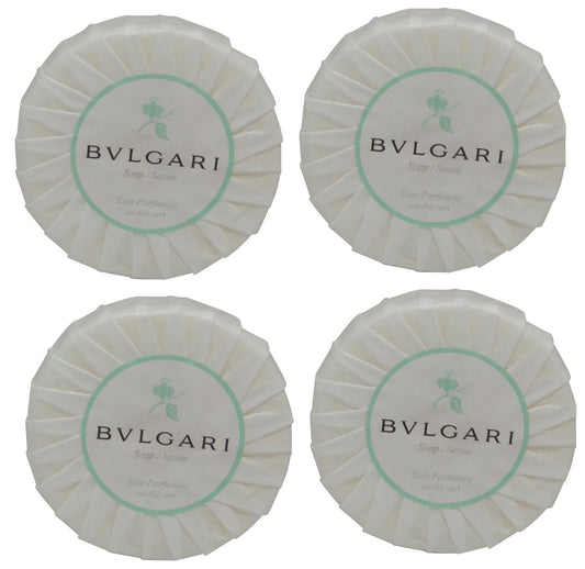 Bvlgari au the vert Green Tea Soap lot of 4 each 1.76oz Bars. Total of 7oz