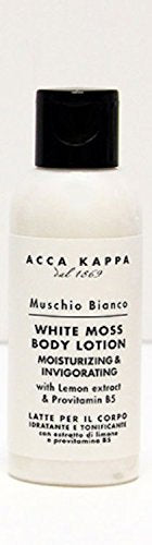 Acca Kappa White Moss Body Lotion 75 ml Travel Bottles - Set of 2