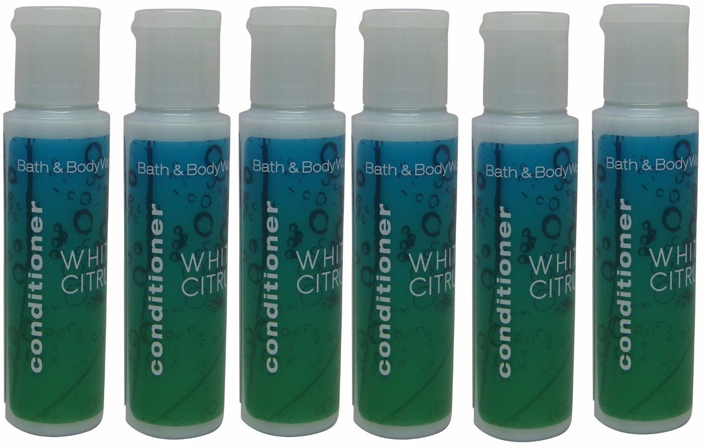 Bath & Body Works White Citrus Conditioner Lot of 6 Each 0.75oz Total of 4.5oz