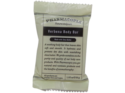 Pharmacopia Verbena Body Soap lot of 8 each 1oz bars. Total of 8oz