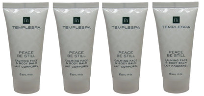Temple Spa Peace Be Still Calming Face Body Balm Lotion 4 each 1oz tubes