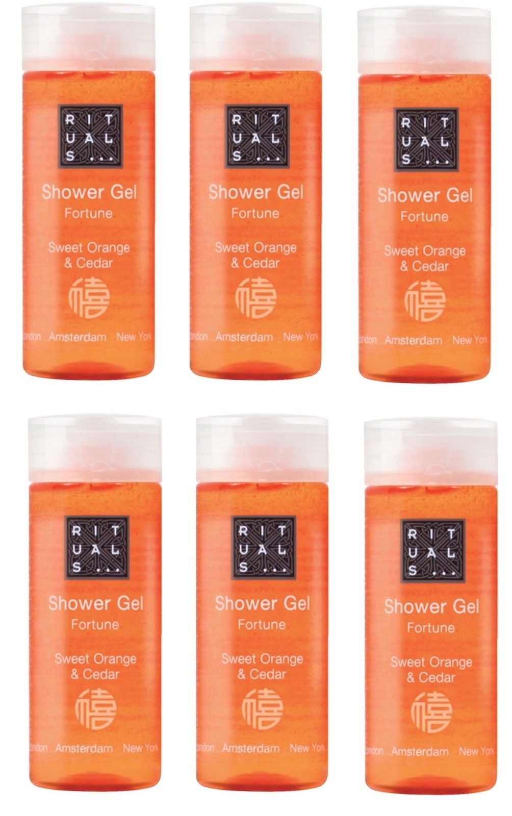 Rituals Fortune Sweet Orange & Cedar Shower Gel. Lot of 40 Total of 34oz
