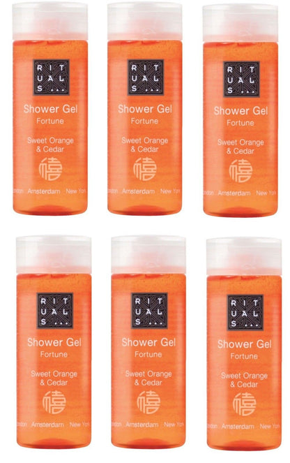 Rituals Fortune Sweet Orange & Cedar Shower Gel. Lot of 40 Total of 34oz