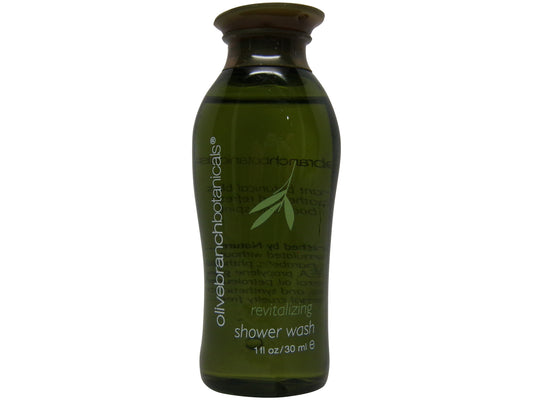 Olive Branch Botanicals Revitalizing Shower Gel Lot of 12 each 1oz Bottles. Total 12oz