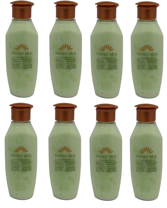 Sister Sky Sweet Grass Body Cream Lotion lot of 8 bottles. Total of 8oz