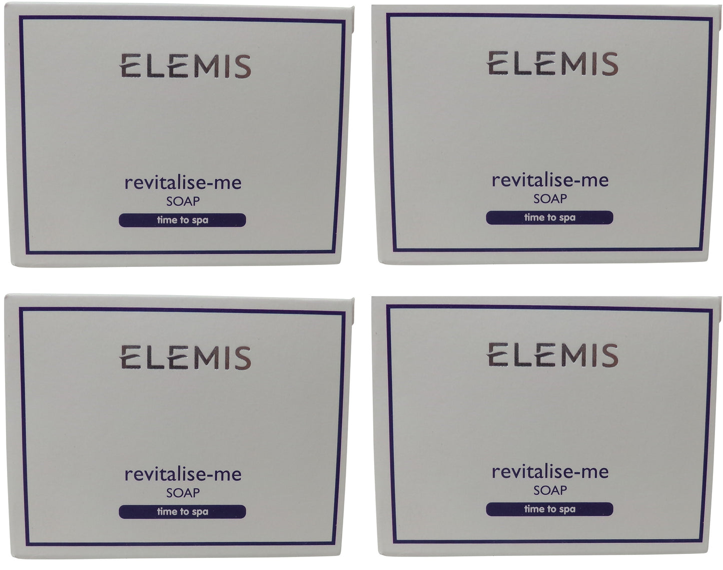 Elemis Revitalise Me Soap lot of 4 each 1.76oz Bars. Total of 7.04oz