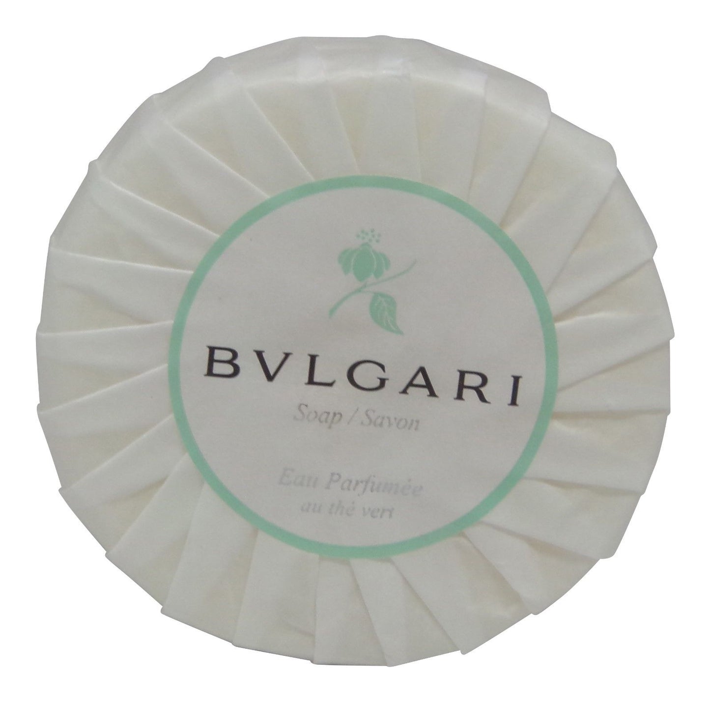 Bvlgari au the vert Green Tea Soap lot of 4 each 1.76oz Bars. Total of 7oz